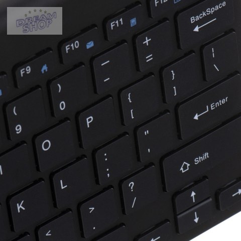 Klawiatura bezprzewodowa Smart TV czarna Klawiatura bezprzewodowa Smart TV czarna