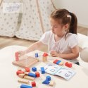 Viga Drewniana Gra Budowanie Klocki 3D Montessori