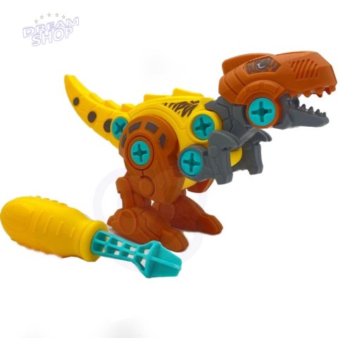 WOOPIE Zestaw Dinozaury do Skręcania 4 szt. Zestaw Konstrukcyjny w Pudełku + 2 Śrubokręty WOOPIE Zestaw Dinozaury do Skręcania 4 szt. Zestaw Konstrukcyjny w Pudełku + 2 Śrubokręty