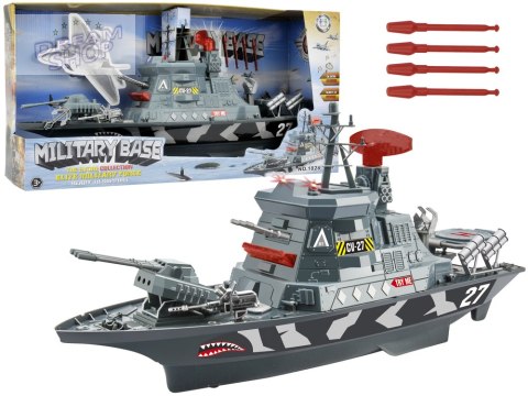 Wojskowy Statek Militarny Wojsko Światła Dźwięki Wojskowy Statek Militarny Wojsko Światła Dźwięki