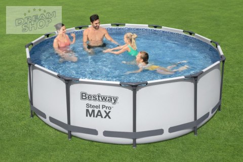 Basen Stelażowy 12FT 366x100 cm Steel Pro Max BESTWAY