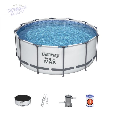 Basen Stelażowy 12FT 366x122 cm SteelPRO BESTWAY Basen Stelażowy 12FT 366x122 cm SteelPRO BESTWAY