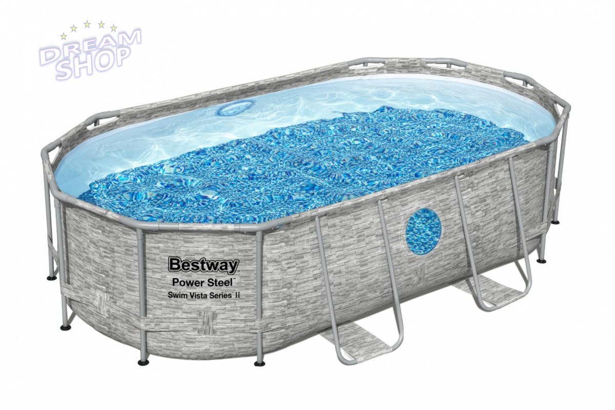 Basen Stelażowy 427 cm x 250 cm x 100 cm, Power Steel Swim Basen Stelażowy 427 cm x 250 cm x 100 cm, Power Steel Swim