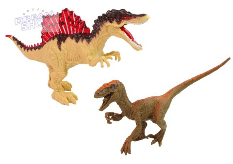 Duży Park Dinozaurów Zestaw Jurassic Kompsognat Spinozaur Szkielet