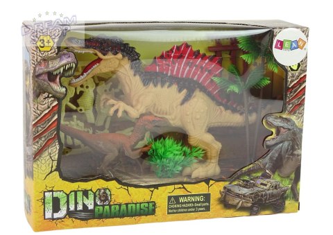 Duży Park Dinozaurów Zestaw Jurassic Kompsognat Spinozaur Szkielet