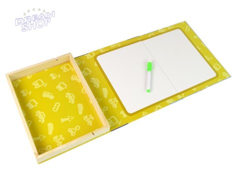 Magnetyczna Układanka Książka Transport Puzzle Karty Magnetyczna Układanka Książka Transport Puzzle Karty