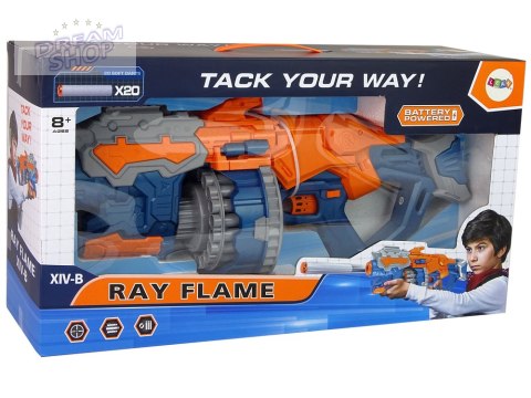 Ogromny Pistolet Na Piankowe Strzałki Obrotowy Magazynek 55 cm