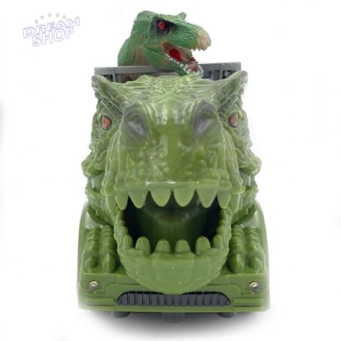 WOOPIE Samochód Zdalnie Sterowany RC Dinozaur Zielony + Figurka WOOPIE Samochód Zdalnie Sterowany RC Dinozaur Zielony + Figurka