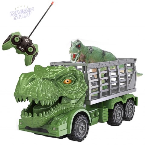 WOOPIE Samochód Zdalnie Sterowany RC Dinozaur Zielony + Figurka WOOPIE Samochód Zdalnie Sterowany RC Dinozaur Zielony + Figurka