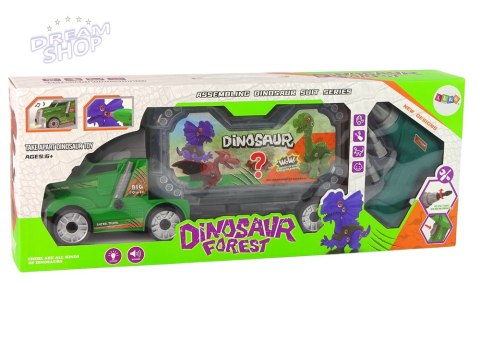 Zestaw Ciężarówka Do Rozkręcania Z Dinozaurem DIY Wkrętarka Zestaw Ciężarówka Do Rozkręcania Z Dinozaurem DIY Wkrętarka