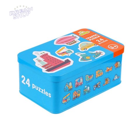 Moje pierwsze puzzle pojazdy puszka 48 szt. 1820 Moje pierwsze puzzle pojazdy puszka 48 szt. 1820