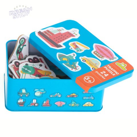 Moje pierwsze puzzle pojazdy puszka 48 szt. 1820 Moje pierwsze puzzle pojazdy puszka 48 szt. 1820
