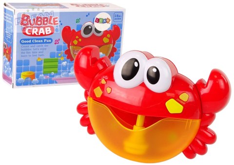 Zabawka Do Kąpieli Generator Baniek Mydlanych Krab Czerwony Zabawka Do Kąpieli Generator Baniek Mydlanych Krab Czerwony