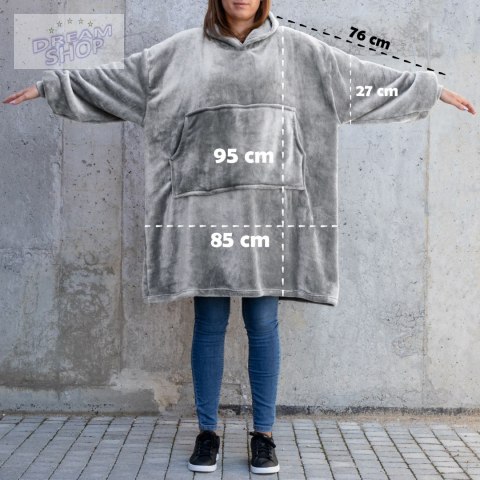 Bluzair Koco Bluza Oversize XXL z Kapturem Polska Bluzair Koco Bluza Oversize XXL z Kapturem Polska