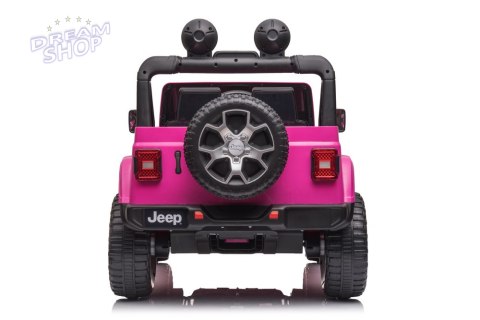 Pojazd na Akumulator Jeep Wrangler Rubicon DK-JWR555 Różowy Pojazd na Akumulator Jeep Wrangler Rubicon DK-JWR555 Różowy