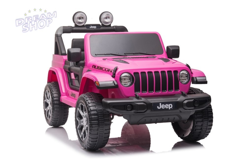 Pojazd na Akumulator Jeep Wrangler Rubicon DK-JWR555 Różowy Pojazd na Akumulator Jeep Wrangler Rubicon DK-JWR555 Różowy