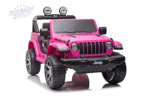 Pojazd na Akumulator Jeep Wrangler Rubicon DK-JWR555 Różowy Pojazd na Akumulator Jeep Wrangler Rubicon DK-JWR555 Różowy