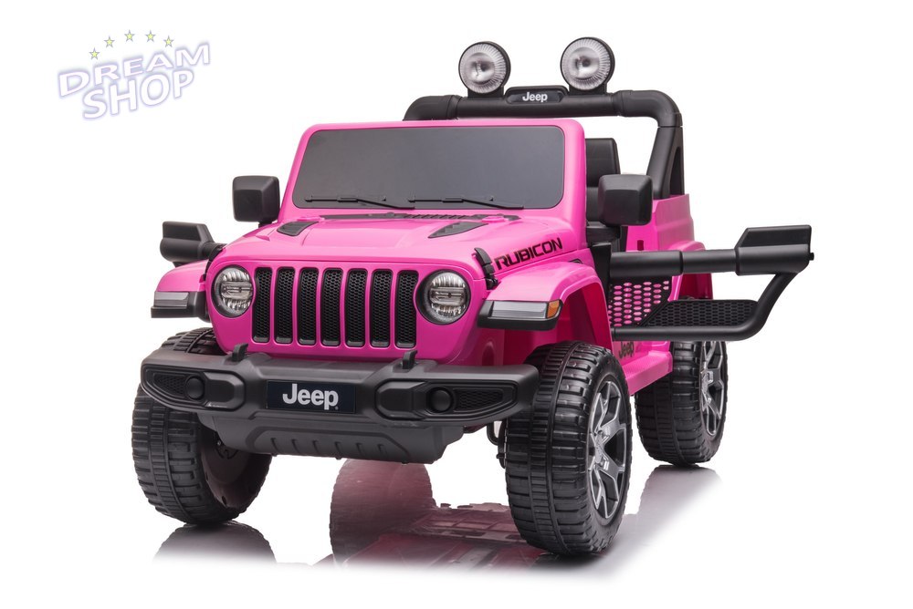Pojazd na Akumulator Jeep Wrangler Rubicon DK-JWR555 Różowy Pojazd na Akumulator Jeep Wrangler Rubicon DK-JWR555 Różowy