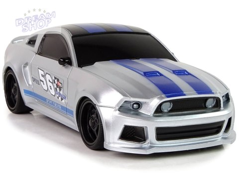 Sportowe Szybkie Auto Zdalnie Sterowane R/C Srebrne 1:24 Speed King