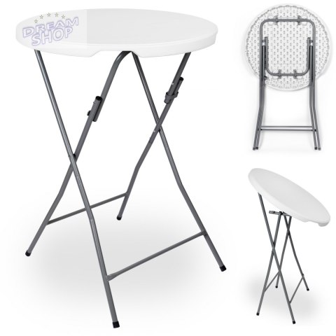 Stolik koktajlowy GALA 80 cm - biały Stolik koktajlowy GALA 80 cm - biały