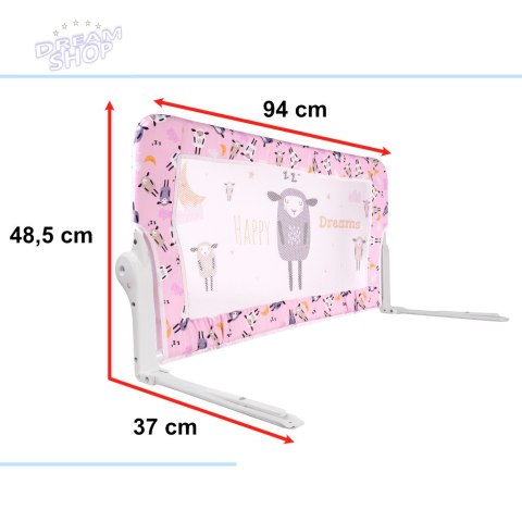 Barierka ochronna bramka osłonka do łóżka 90cm owieczka Barierka ochronna bramka osłonka do łóżka 90cm owieczka