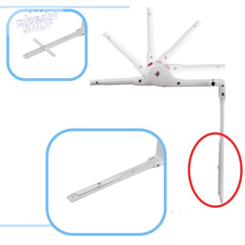 Barierka ochronna bramka osłonka do łóżka 90cm słonik