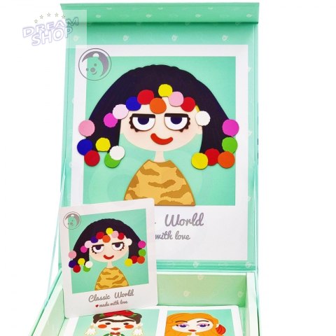 CLASSIC WORLD Układanka Magnetyczna Moda Zdjęcia Dziewczynki 44 el. CLASSIC WORLD Układanka Magnetyczna Moda Zdjęcia Dziewczynki 44 el.