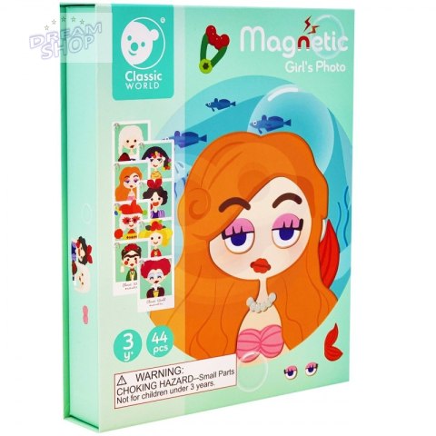 CLASSIC WORLD Układanka Magnetyczna Moda Zdjęcia Dziewczynki 44 el. CLASSIC WORLD Układanka Magnetyczna Moda Zdjęcia Dziewczynki 44 el.