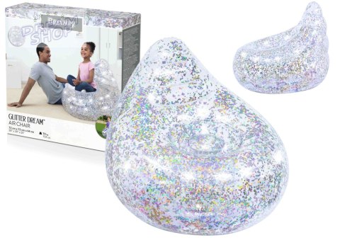 Dmuchany Fotel Brokatowy 72 x 72 x 64 cm Bestway 75105 Dmuchany Fotel Brokatowy 72 x 72 x 64 cm Bestway 75105
