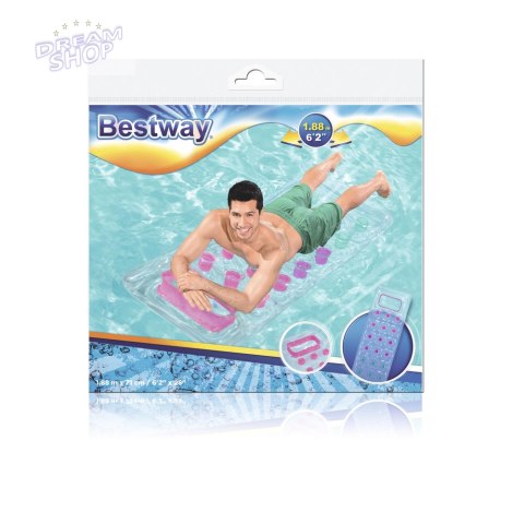 Dmuchany Materac Przezroczysty 188 x 71 cm Bestway 43040 Dmuchany Materac Przezroczysty 188 x 71 cm Bestway 43040
