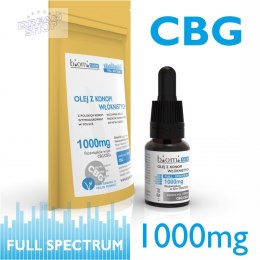Olej konopny CBG 10% fitozwiązków 1000mg full spectrum 10 ml