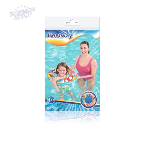 Pompowane Koło Do Pływania Dla Dzieci 56 cm Bestway 36013 Pompowane Koło Do Pływania Dla Dzieci 56 cm Bestway 36013