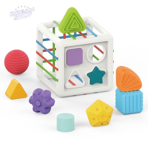 WOOPIE Elastyczna Kostka Sensoryczna Sorter dla Dzieci Kolorowe Kształty 11 el. WOOPIE Elastyczna Kostka Sensoryczna Sorter dla Dzieci Kolorowe Kształty 11 el.