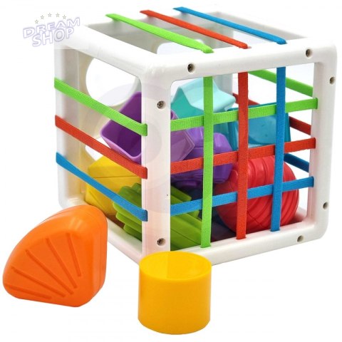 WOOPIE Elastyczna Kostka Sensoryczna Sorter dla Dzieci Kolorowe Kształty 11 el. WOOPIE Elastyczna Kostka Sensoryczna Sorter dla Dzieci Kolorowe Kształty 11 el.