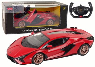 Auto R/C Lamborghini Sian FKP 37 Rastar 1:14 Czerwone Na Pilota