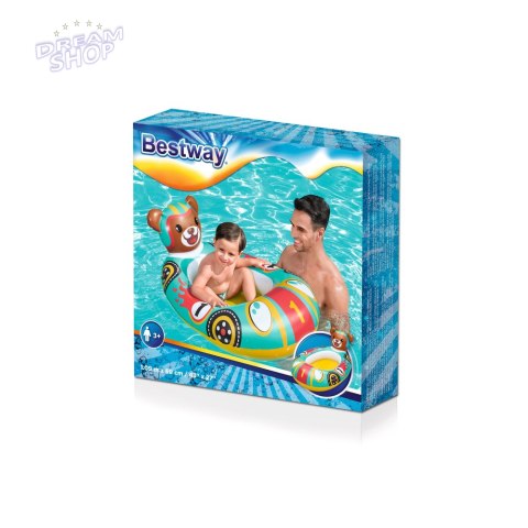 Dmuchana Łódka Miś 109 cmx 69 cm Bestway 34170 Dmuchana Łódka Miś 109 cmx 69 cm Bestway 34170