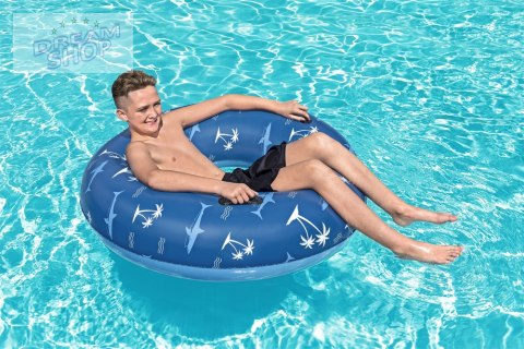 Dmuchane Koło Do Pływania 119 cm Niebieskie Bestway 36353