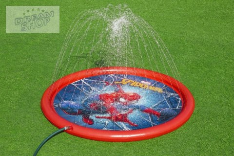 Dmuchany Brodzik Mata Z Fontanną Spider-man 165 cm Bestway 98792 Dmuchany Brodzik Mata Z Fontanną Spider-man 165 cm Bestway 98792