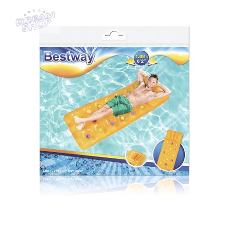 Dmuchany Materac Do Pływania Żółty 188 x 71 cm Bestway 43014 Dmuchany Materac Do Pływania Żółty 188 x 71 cm Bestway 43014