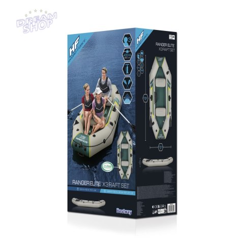 Dmuchany Ponton 3 Osobowy 295 x 130 x 46 cm Bestway 65160 Dmuchany Ponton 3 Osobowy 295 x 130 x 46 cm Bestway 65160