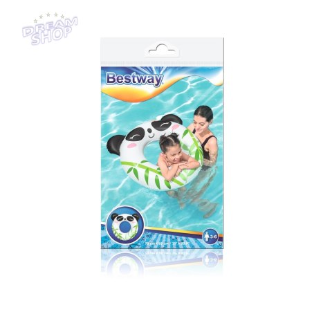 Koło Do Pływania Panda 76 x 85 cm Bestway 36351 Koło Do Pływania Panda 76 x 85 cm Bestway 36351