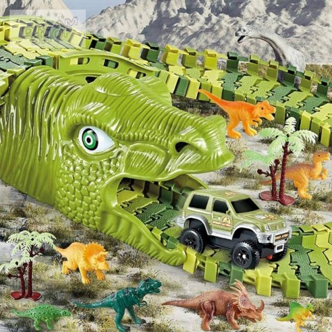 WOOPIE Tor Samochodowy XXL Dinozaury 240 el. WOOPIE Tor Samochodowy XXL Dinozaury 240 el.