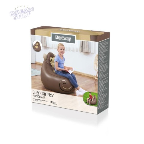 Dmuchany Fotel Małpka 72 x 72 x 64 cm Bestway 75116 Dmuchany Fotel Małpka 72 x 72 x 64 cm Bestway 75116