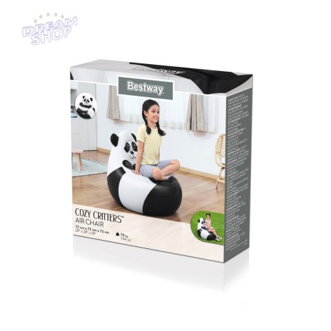 Dmuchany Fotel Panda 72 x 72 x 64 cm Bestway 75116 Dmuchany Fotel Panda 72 x 72 x 64 cm Bestway 75116