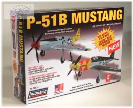 Model Plastikowy Do Sklejania Lindberg (USA) Samolot P-51 Mustang