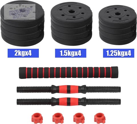 Zestaw 2 hantli ciężarki MAXIMUS 20kg Zestaw 2 hantli ciężarki MAXIMUS 20kg
