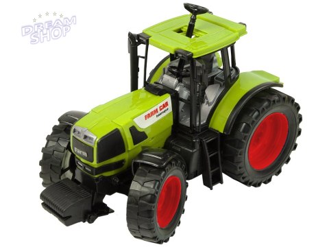 Traktor Czerwony Wywrotka Żółta Ciągnik 50 cm Traktor Czerwony Wywrotka Żółta Ciągnik 50 cm