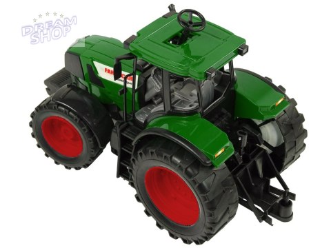 Traktor Czerwony Wywrotka Żółta Ciągnik 50 cm Traktor Czerwony Wywrotka Żółta Ciągnik 50 cm