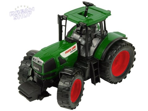 Traktor Czerwony Wywrotka Żółta Ciągnik 50 cm Traktor Czerwony Wywrotka Żółta Ciągnik 50 cm