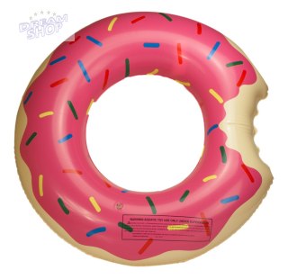 Koło Dmuchane dziecięce Donut 50cm różowe